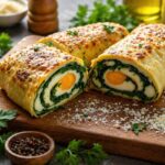 Benedetta Rossi prepara rotolo di frittata con rucola e stracchino perfetto freddo per picnic estivi