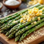 Asparagi di Bassano con parmigiano reggiano 24 mesi gratinati pronti in 12 minuti contorno gustoso veloce
