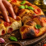 Benedetta Rossi prepara focaccia veloce con pomodorini pronta con una sola ora di lievitazione