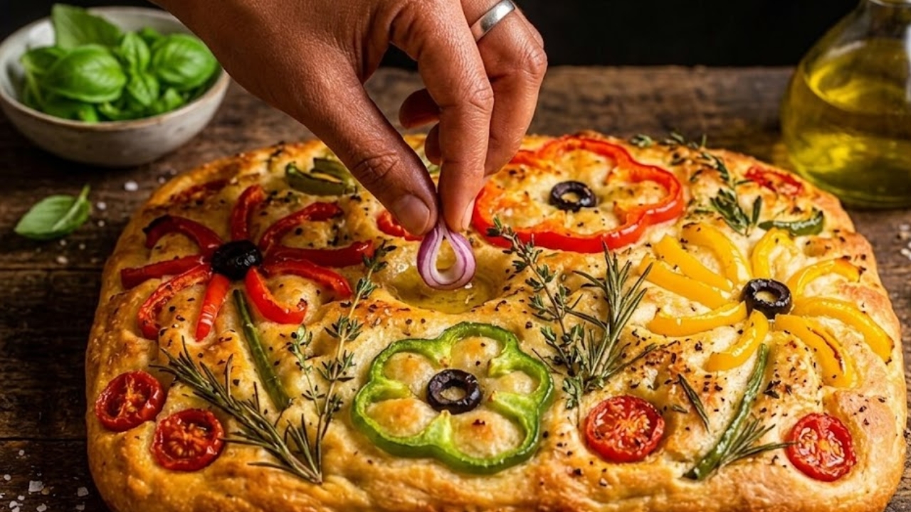 Benedetta Rossi prepara focaccia veloce con pomodorini soffice e pronta con