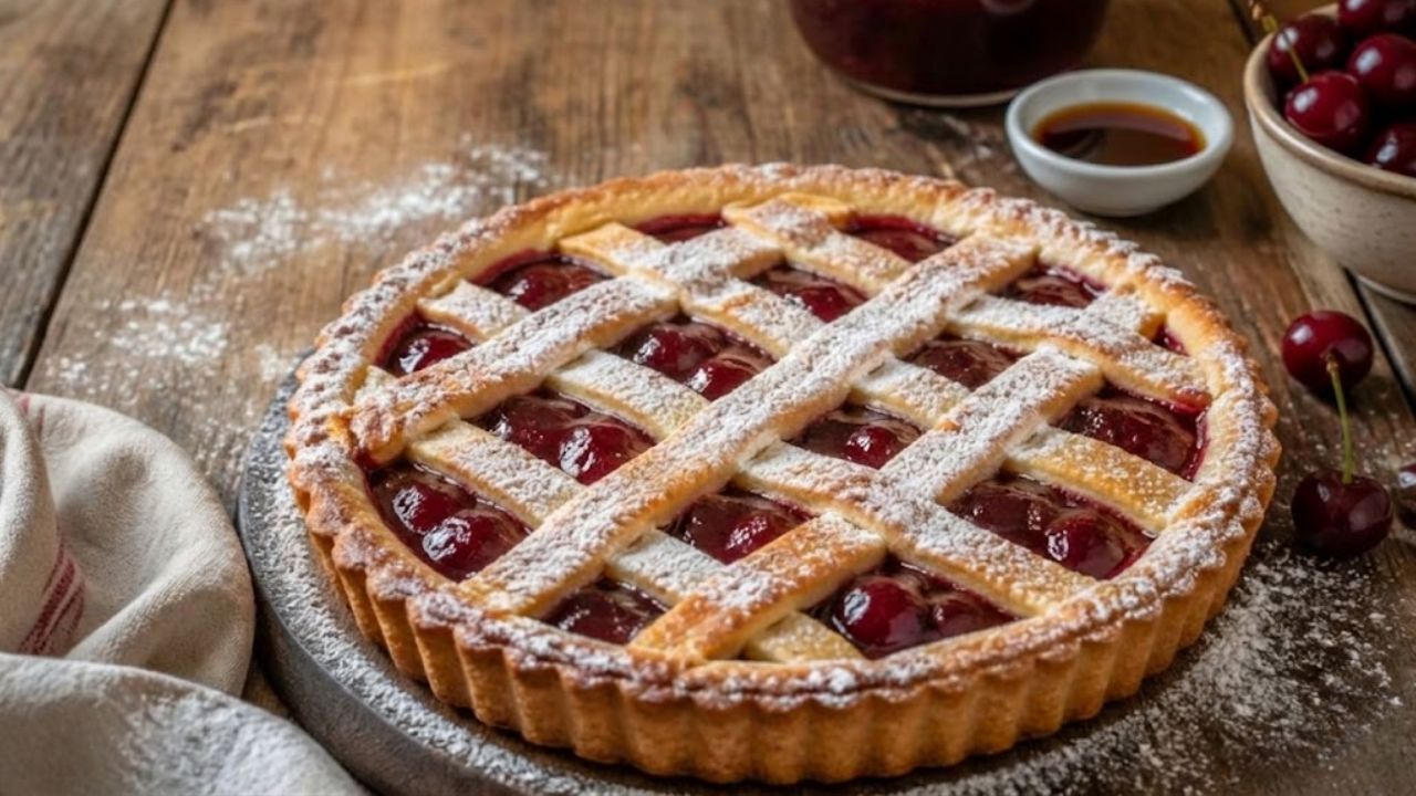 Benedetta Rossi prepara la crostata di ciliegie della Valle d'Itria