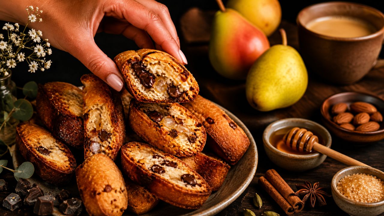 Biscotti pere e cioccolato soffici e golosi