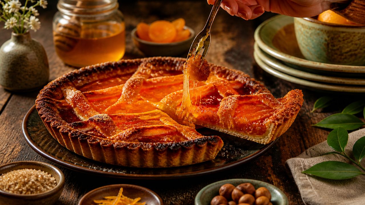 Crepes integrali con marmellata di ciliegie