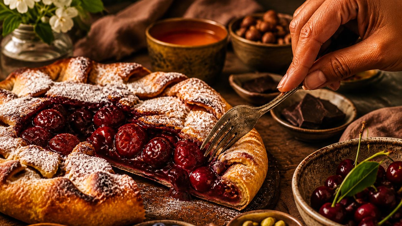 Crostata di ciliegie come Nonna Pina