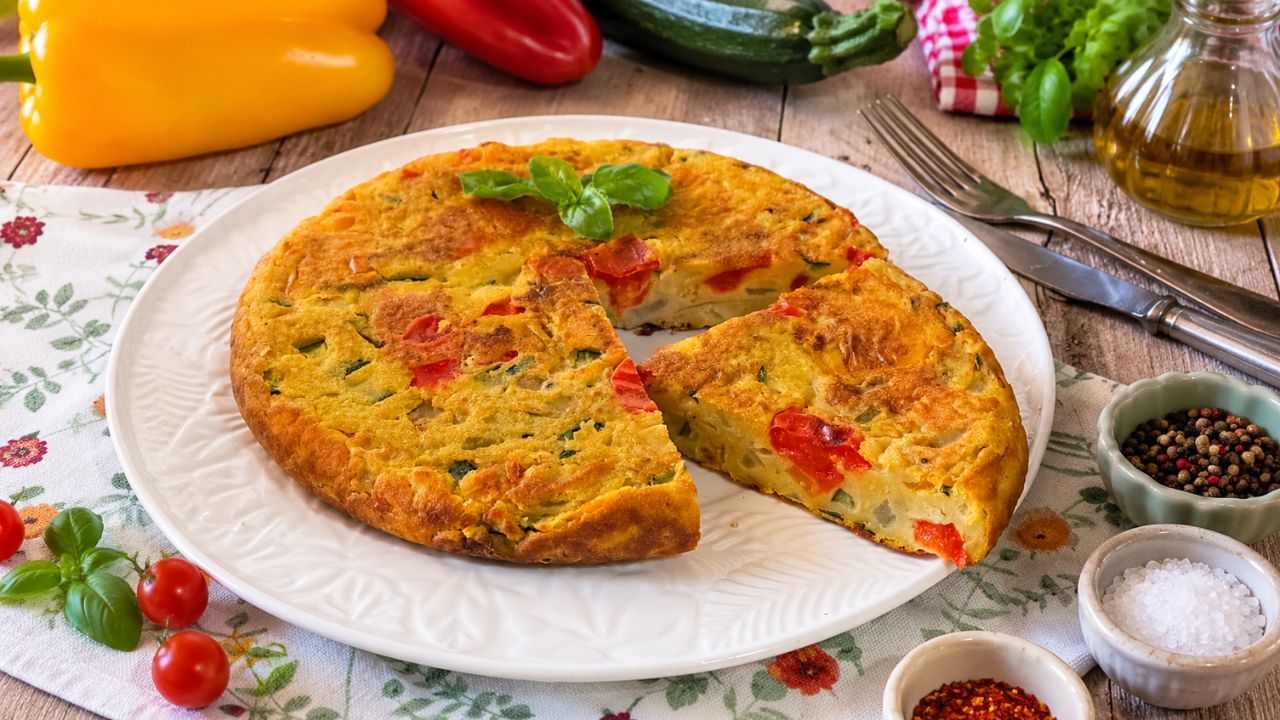 Frittata di verdure senza uova