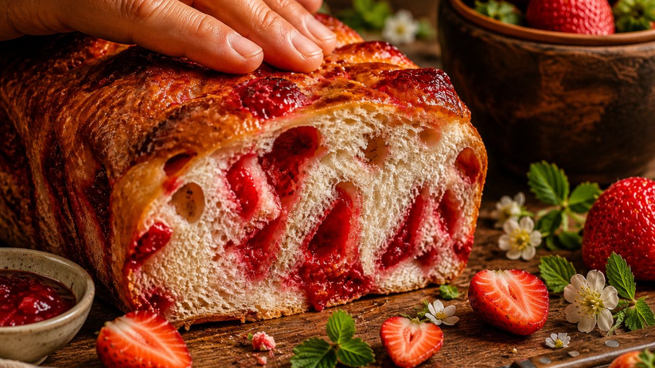 Pan di fragole morbidissimo e profumato