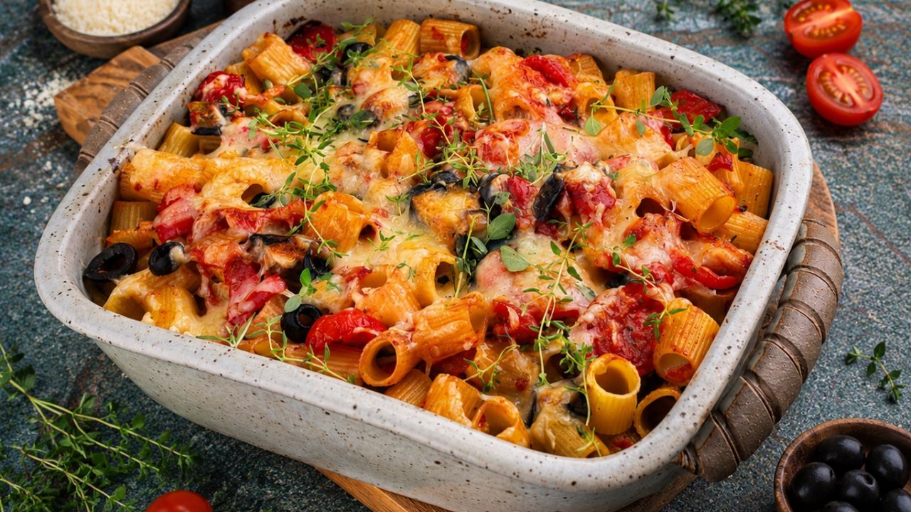 Pasta al forno siciliana per bambini