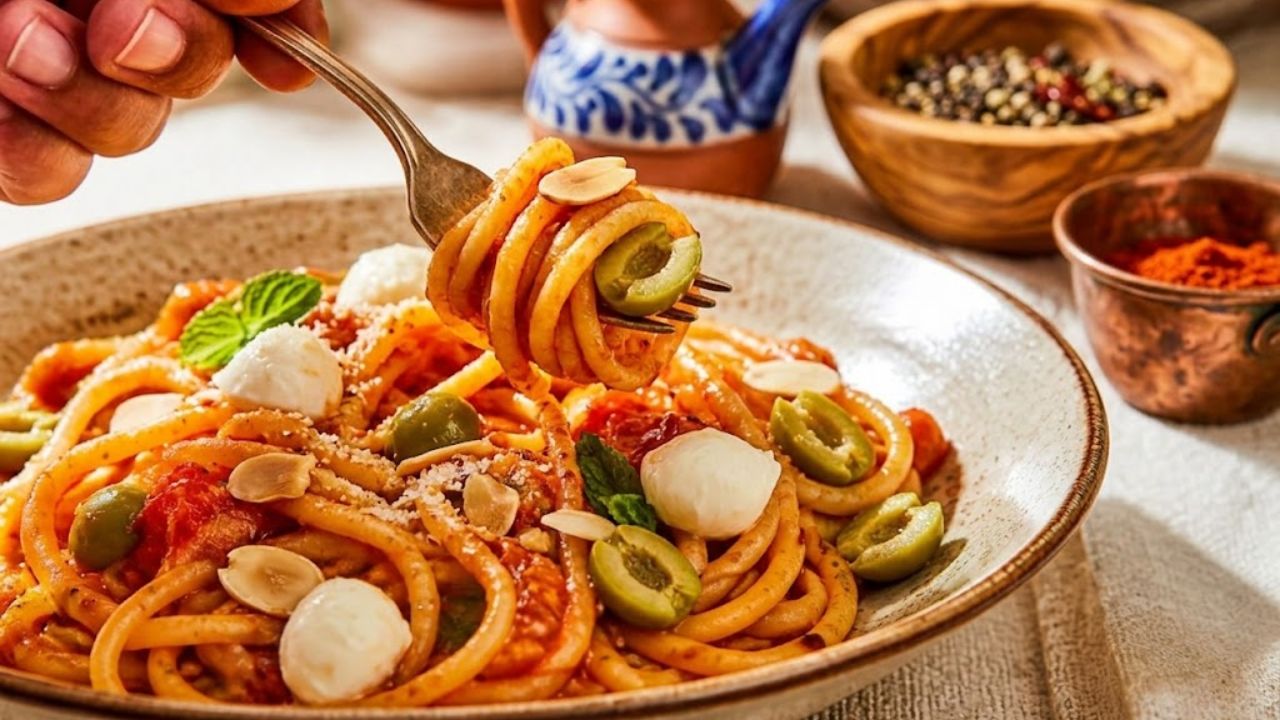 Pasta con fave fresche e pecorino romano