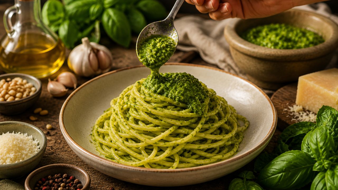 Pesto di fave fresche e menta