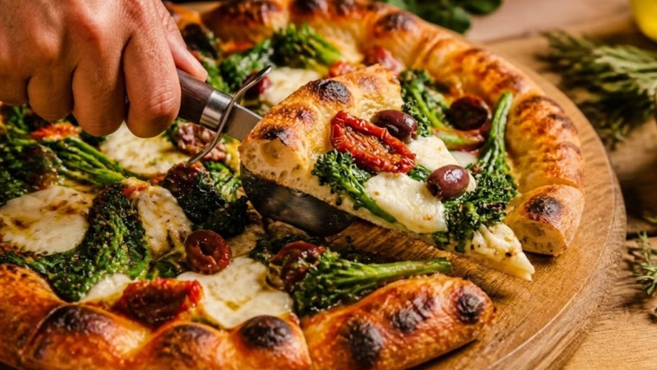 Pizza di scarola napoletana tradizionale