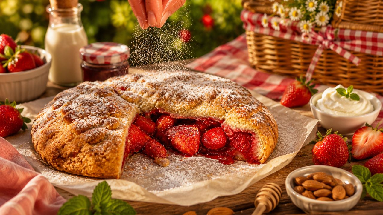 Sbriciolata alle fragole