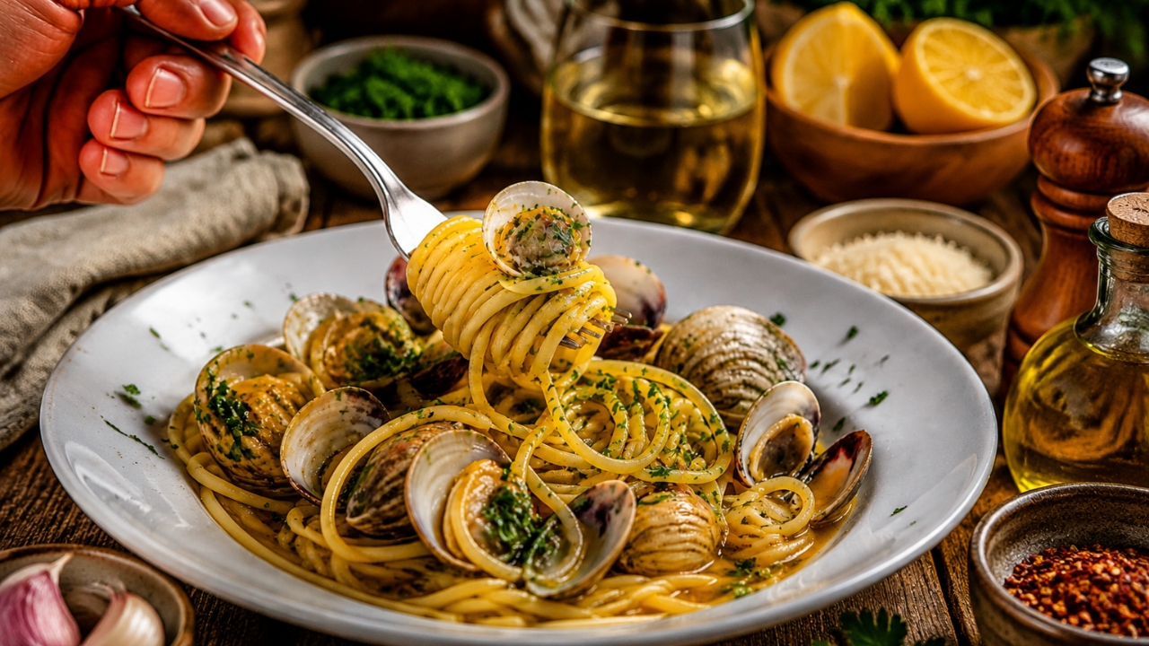 Spaghetti alle vongole secondo Ernst Knam