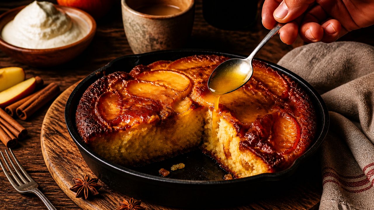Torta di mele in padella di Lucía