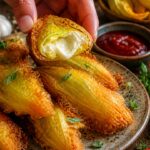 Frittelle di fiori di zucca alla romana croccanti fuori e morbide dentro pronte in 15 minuti