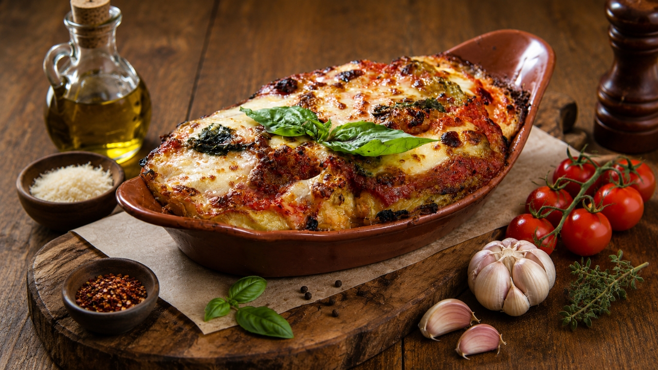 parmigiana di melanzane leggera